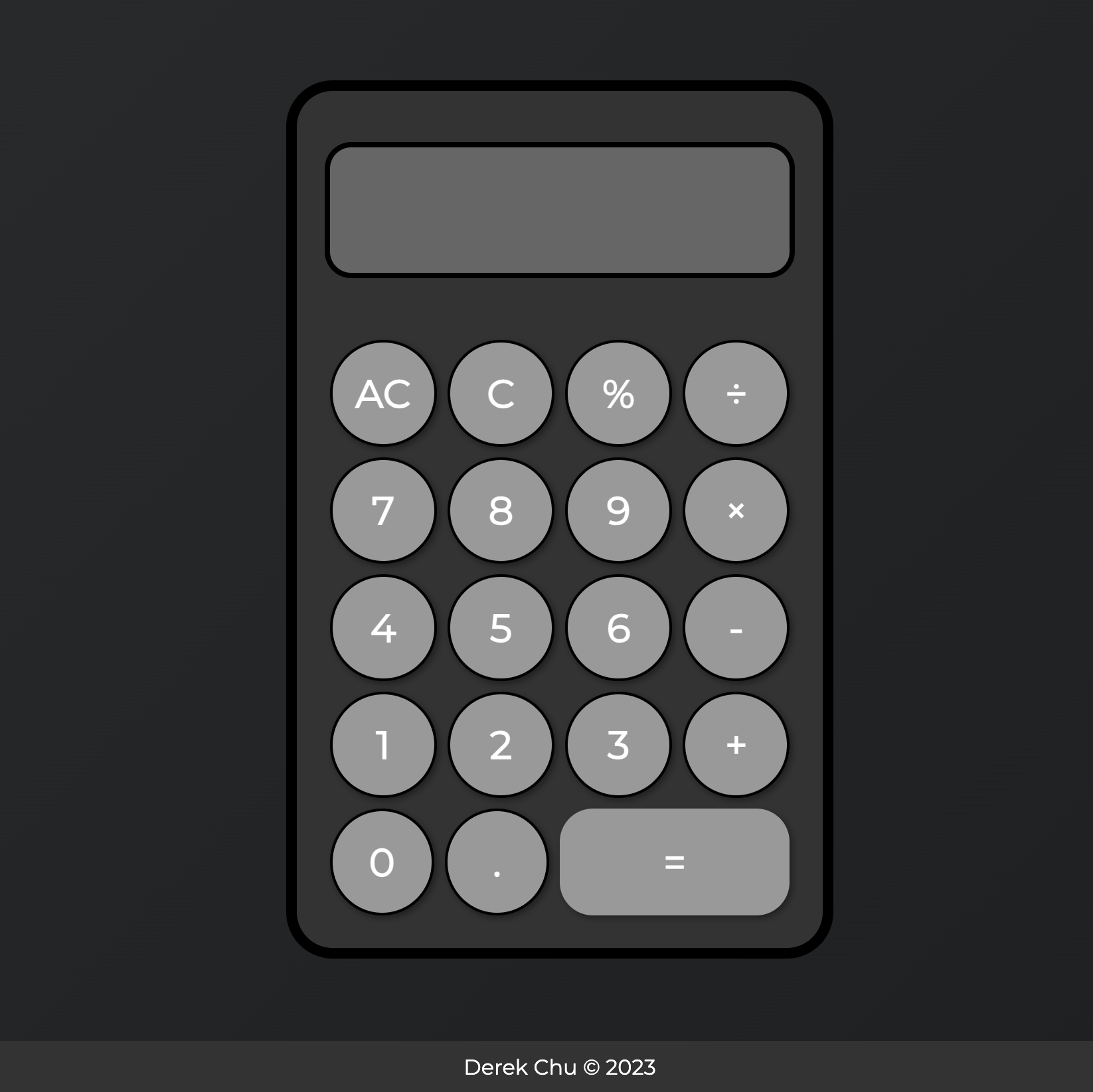 Image of a on-screen calculator